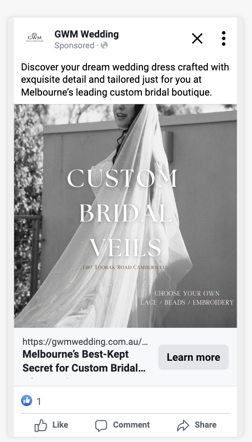 GWM Weddings — Custom Bridal Veils duplicate test