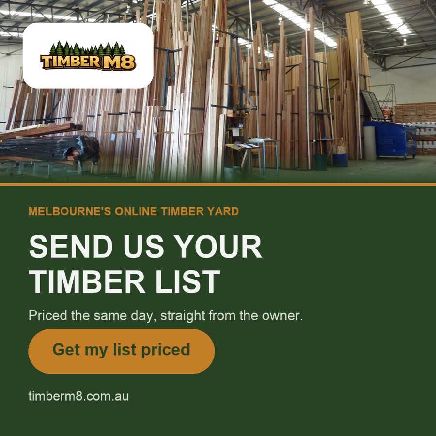 Timber M8 ad concept - send us your list