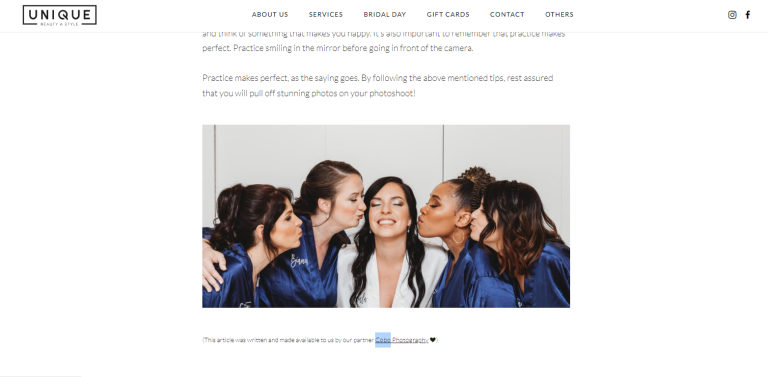 Unique Blendz — outreach blog collaboration placement